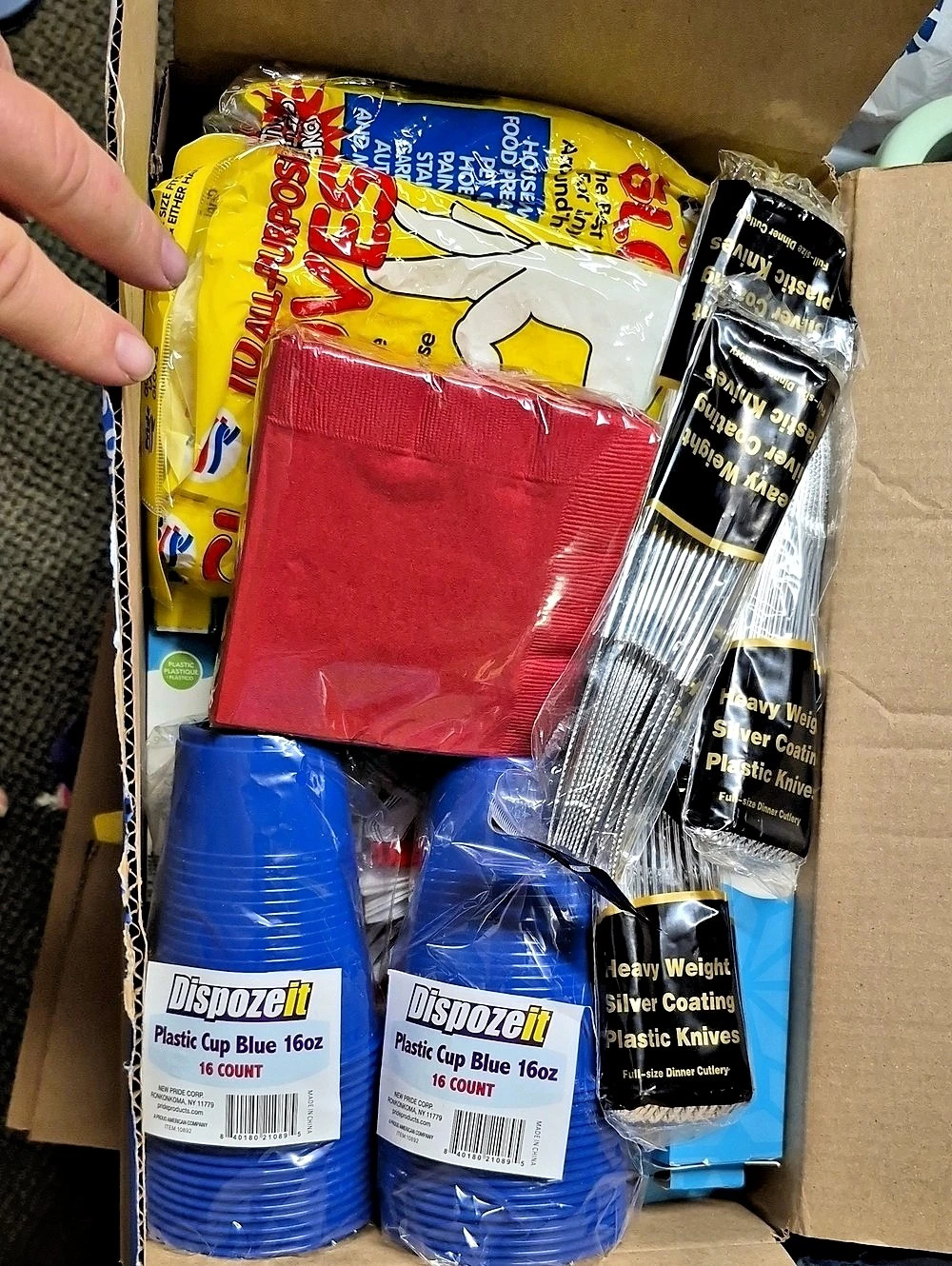 Mystery Box Assorted Disposable Party Supplies NWT